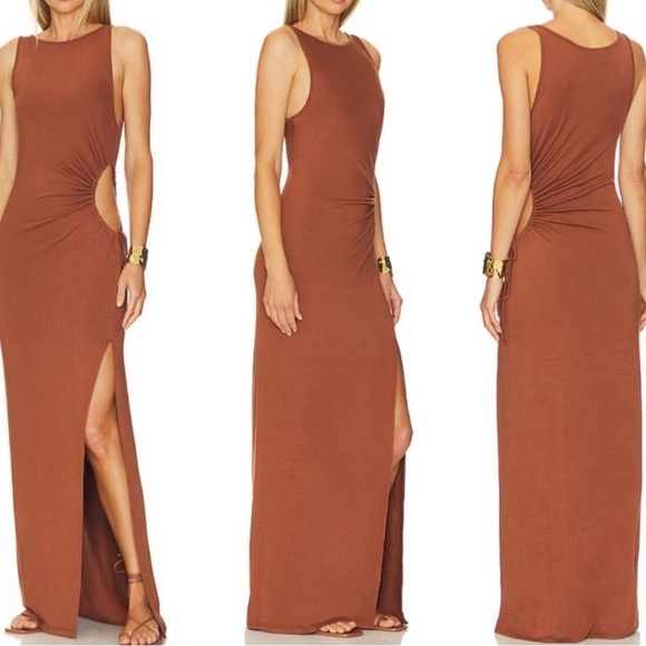 L*space Tianna dress size small NWT color-coffee - Picture 4 of 6